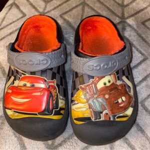 Kids “cars “ crocs size 11-12